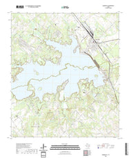 US Topo 7.5-minute map for Somerville TX