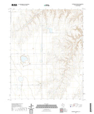 US Topo 7.5-minute map for Sourdough Creek NE TX