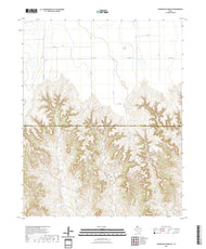US Topo 7.5-minute map for Sourdough Creek SW TX