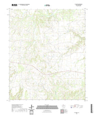 US Topo 7.5-minute map for T-O Creek TX