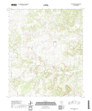 US Topo 7.5-minute map for Tackett Mountain TX