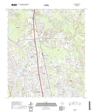 US Topo 7.5-minute map for Tamina TX