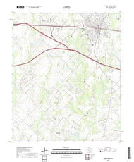US Topo 7.5-minute map for Terrell South TX