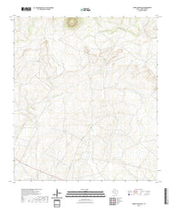 US Topo 7.5-minute map for Turkey Mountain TX