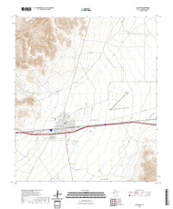 US Topo 7.5-minute map for Van Horn TX