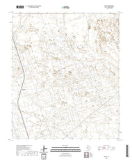 US Topo 7.5-minute map for Vesrue TX