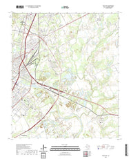 US Topo 7.5-minute map for Waco East TX
