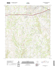 US Topo 7.5-minute map for Weatherford South TX