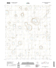 US Topo 7.5-minute map for West of Dick Moore Canyon TX