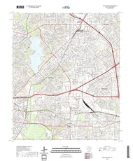 US Topo 7.5-minute map for White Rock Lake TX