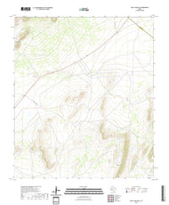 US Topo 7.5-minute map for Wolf Camp Hills TX