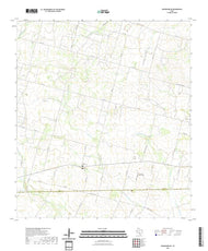 US Topo 7.5-minute map for Woodward NE TX