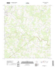 US Topo 7.5-minute map for Yorktown East TX