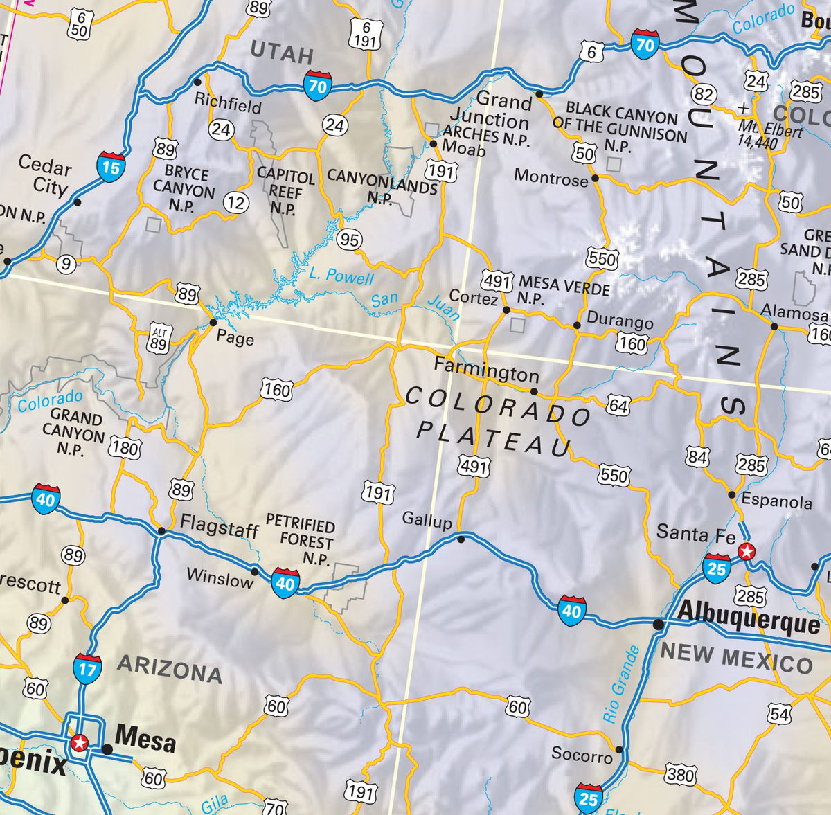 USA Highways Map