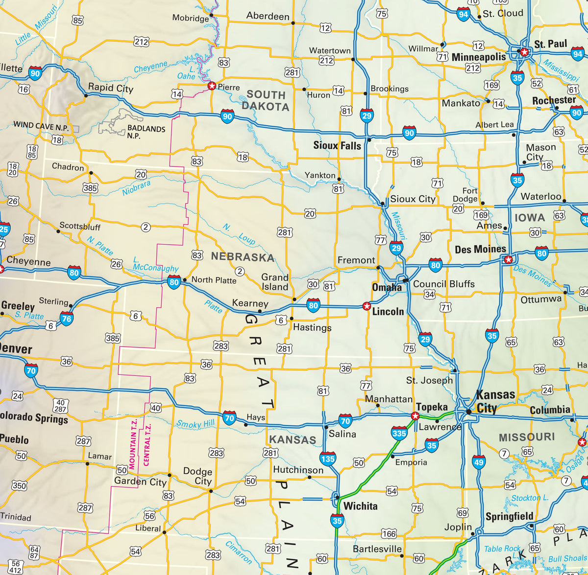 USA Highways Map