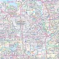 DFW Regional Area Major Arterial Wall Map