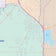 Colorcast Zip Code Style Wall Map of Abilene by Market Maps