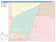 Colorcast Zip Code Style Wall Map of Allen, TX by Market Maps