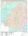 Premium Style Wall Map of Arlington, TX