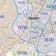Colorcast Zip Code Style Wall Map of Austin by Market Maps