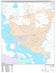 Premium Style Wall Map of Baytown, TX