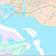 Premium Style Wall Map of Baytown, TX