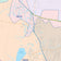 Colorcast Zip Code Style Wall Map of Brownsville, TX