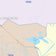 Colorcast Zip Code Style Wall Map of Brownsville, TX
