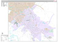 Premium Style Wall Map of College Station, TX
