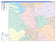 Colorcast Zip Code Style Wall Map of Conroe, TX