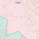 Colorcast Zip Code Style Wall Map of Conroe, TX