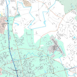 Premium Style Wall Map of Conroe, TX