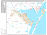 Premium Style Wall Map of Corpus Christi by Market Maps