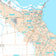 Premium Style Wall Map of Corpus Christi by Market Maps