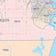 Colorcast Zip Code Style Wall Map of Corpus Christi, TX