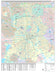 Premium Style Wall Map of Dallas, TX
