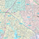 Premium Style Wall Map of Dallas, TX