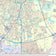 Premium Style Wall Map of Dallas, TX