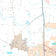 Premium Style Wall Map of Denton, TX