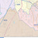 Colorcast Zip Code Style Wall Map of Denton, TX