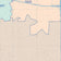 Colorcast Zip Code Style Wall Map of Desoto, TX