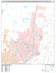 Premium Style Wall Map of Edinburg, TX