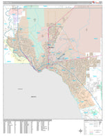 Premium Style Wall Map of El Paso by Market Maps
