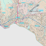 Premium Style Wall Map of El Paso by Market Maps
