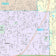 Premium Style Wall Map of Euless, TX