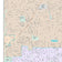 Premium Style Wall Map of Euless, TX