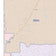 Colorcast Zip Code Style Wall Map of Euless, TX