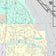 Premium Style Wall Map of Euless, TX