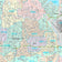 Premium Style Wall Map of Fort Worth, TX