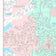 Premium Style Wall Map of Frisco, TX